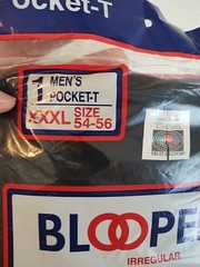 New 1994 Vtg FOTL Bloopers Pocket Shirt XXXL T-Shirt Irregular Preshrunk Cotton