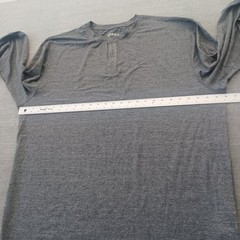 Quince Henley Shirt Men XXL Flowknit Ultra Soft Long Sleeve Performance Gray