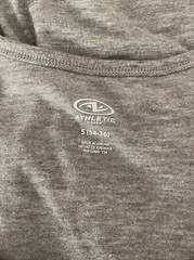 ATHLETIC WORKS DRIWORKS TRI-BLEND Gray Tank Sz S