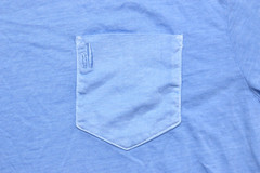 johnnie-O Long Sleeve Pocket Tee Men’s M Sky Blue Cotton Modal Blend