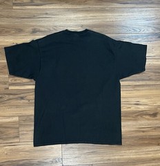 Vtg Contos Graphics Motorcycle Black Tshirt On Fruit Of The Loom Sz XL Weed T