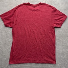 Vintage Mv Sport Mens T-Shirt L Heather Red Texas Tech University Collegiate