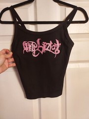 Limp bizkit crop top limp bizkit Shirt pink glitter vinyl Limp bizkit tank top