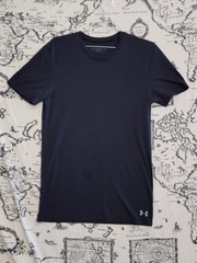 Under Armour HeatGear Men’s T-Shirt MD/M Black Short Sleeve Crew Neck Athletic