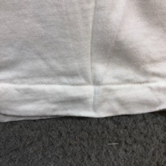 vtg stafford shirt mens XXL white blank tee single stitch