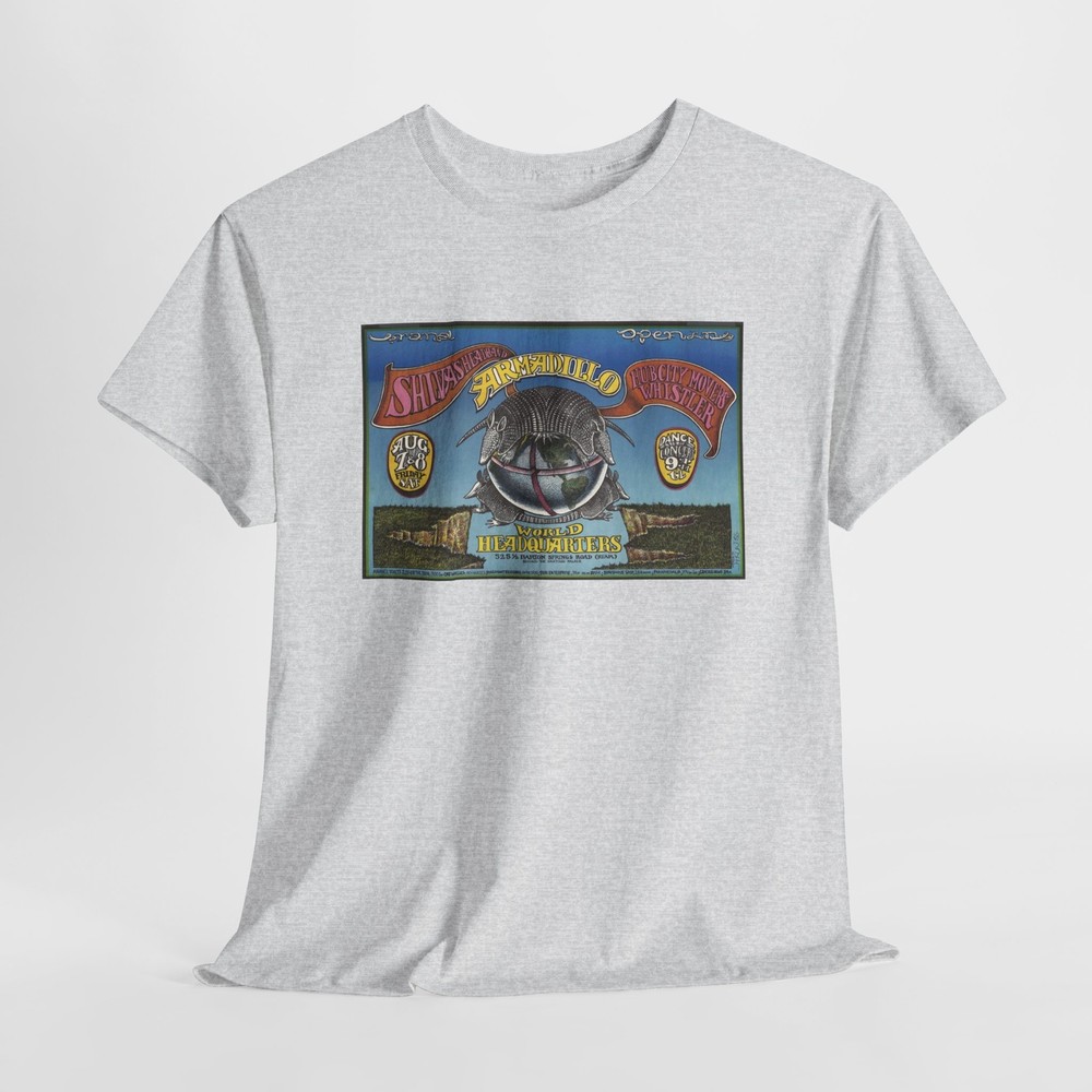 Vintage Armadillo World Headquarters Retro Austin TX Souvenir Graphic T-Shirt