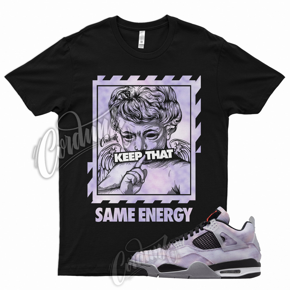 ENERGY Shirt for J1 4 Zen Master Amethyst Wave Bright Crimson Black Cement 1