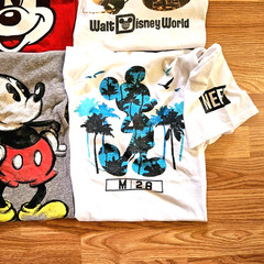 Disney Mickey Mouse Adult 6 T Shirt Bundle Various Sizes Modern Vintage M – 3XL