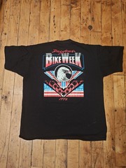 Daytona Beach Bike Week 1992 Graphic Print Black Cotton Crew Neck T-Shirt Large