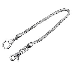 Heavy Stainless Steel Skull Curban Wallet Chain Motorcycle Biker Pants key ch…