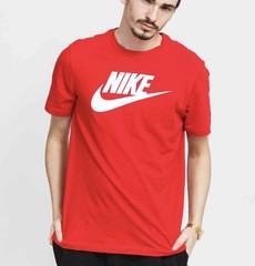 Nike Men’s Futura Icon Swoosh Logo Tee T Shirt RED Size XXL 2XL New FREE SHIP