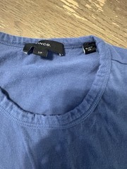 VINCE Shirt Mens Small Blue Pullover Crew Short Sleeve 100% Cotton T-Shirt Tee
