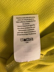 Athletic Works Neon Yellow Polyester Short Sleeve T Shirt XL 46-48 EC!