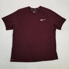 Nike Dri-FIT Men’s Maroon Short Sleeve Running T-Shirt XL Workout Gym Classic