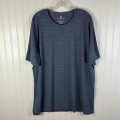 Mack Weldon Shirt Mens 2XL Blue Short Sleeve Crew Casual Lightweight Daily Wear