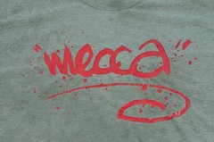 Vintage 90’s Mecca Clothing Streetwear Rap Hip Hop Gray Shirt Since Day One XL