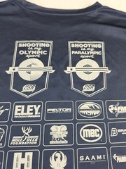 Junior Olympic Shooting Championship Logo Blue T-shirt Mens Large