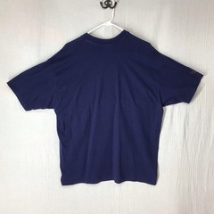 vintage hanes heavyweight Tshirt Short Sleeve Crew, Blue USA Single Stitch 1994