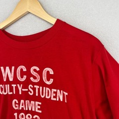 WESTERN CONNECTICUT STATE UNIVERSITY Shirt L College WCSC WCSU WestConn 80s VTG
