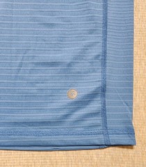 Soybu Shirt Mens Large Blue Performance Stretch Yoga Running Training Athletic