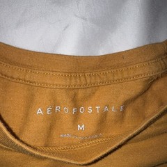 Aeropostale Aero-87 Athletic Dept T-shirt Men’s M Mustard World Inspired Orig