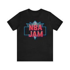 NBA Jam Logo Unisex Jersey Short Sleeve Tee – Brand New