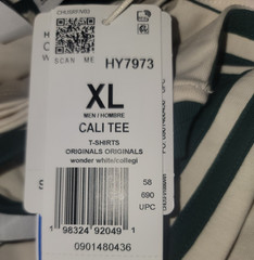 RARE NEW MENS ADIDAS ORIGINALS CALIFORNIA 3 STRIPES TREFOIL SHIRT ~SIZE XL #HY79
