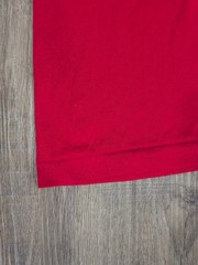 Vintage Hanes Shirt Mens XL Heavyweight 50/50 Red Blank Single Stitch 90s Y2K