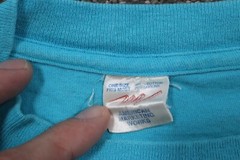 Body Glove Vintage 80s Single Stitch Cropped T-Shirt Men’s XL Blue Beach Surfer
