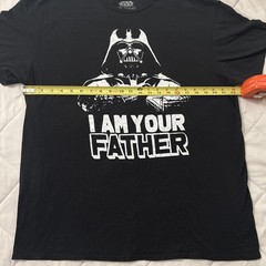 STAR WARS T Shirt Darth Vader Mask Adult XL Fifth Sun Luke I Am Your Father