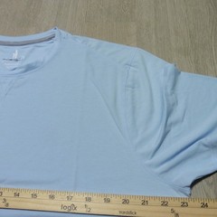 JOHNNIE O Mens L LARGE THE COURSE T SHIRT PERFORMANCE GOLF TEE KONA BLUE AQUA