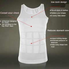 FAJAS PARA HOMBRES FAJA REDUCTORA DE HOMBRE MEN BODY SHAPER ABDOMEN CONTROL VEST