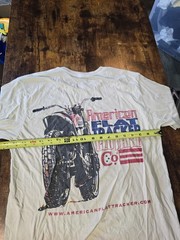 American Flat Tracker White Shirt No Tag A Few Stains Pictured Measurements Pics