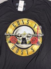 Guns N Roses Shirt Mens 2XL Black Athletic Fit Band Tee Classic Rock Music New