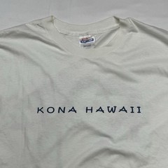 Vintage 2000 Y2k t-Shirt Kona Hawaii Hanes Size Adult Large 21.5×31 inches vtg