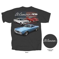Joe Blow T’s Chevy El Camino Men’s Heather Gray T-Shirt 1959 1964 1969 SS396