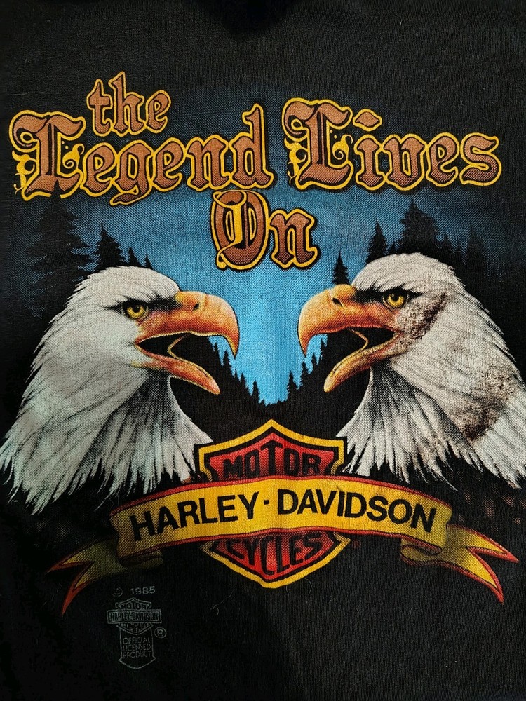 vintage 3d emblem harley davidson t shirt