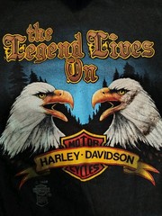 vintage 3d emblem harley davidson t shirt
