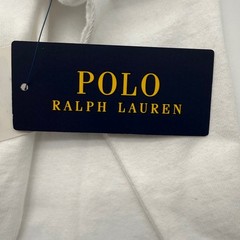 Polo Ralph Lauren Hooded T-Shirt Mens 2XB White Graphic Print Long Sleeve NWT