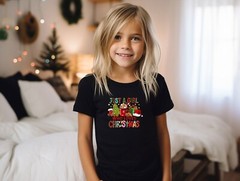 Just A Girl Who Loves Christmas, Candy Stick Santa Claus, Christmas Shirt, Gift