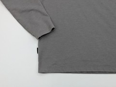 Patagonia Long Sleeve Logo T-Shirt Mens L Graphic Gray Organic Cotton