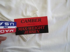 Camber Made in USA heavy MAX Weight Long Sleeve WHITE T Shirt Mens Size 2XL XXL