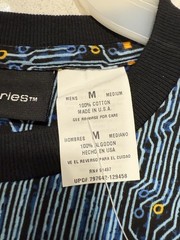 No Boundaries Cyber Nation Shirt Size Medium Vintage Y2K NWT Circuitry