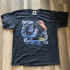 Men’s Vintage Universal Studios Hollywood Psycho Double Sided T Shirt Size XL