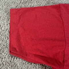 VINTAGE Karl Kani Shirt Men Large Red Single Stitch Logo Made in USA Hip Hop 90s