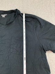 Amazon Essentials Pocket T-shirt Men XL Black Cotton Stretch Comfy Casual