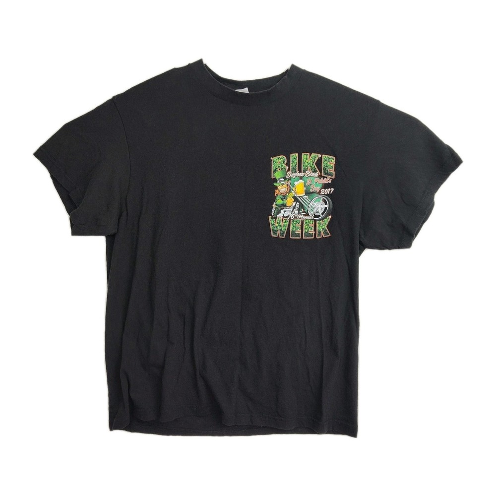 Suna Daytona Beach Bike Week St. Patricks Day 2017 T-Shirt Men’s XL Black