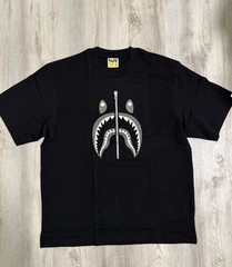 Bape Shark Head Graphic Tee Black Size M True to Size