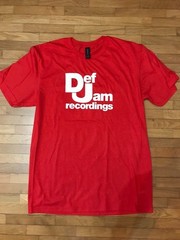 Def Jam Recordings red t-shirt