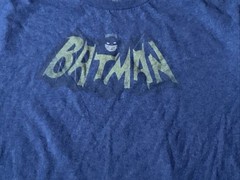 VTG BATMAN Logo Blue T Shirt Men’s XL